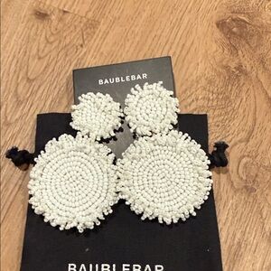 Baublebar beaded drop earrings.